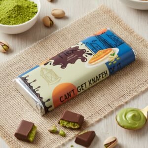 Pistachio kunafa milk dubai viral